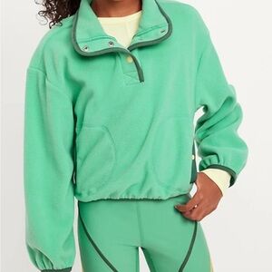 Old Navy Green Kids Pullover Fleece